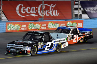 Sheldon Creed, GMS Racing, Chevrolet Silverado United Rentals/AM Ortega and Johnny Sauter, GMS Racing, Chevrolet Silverado ISM Connect