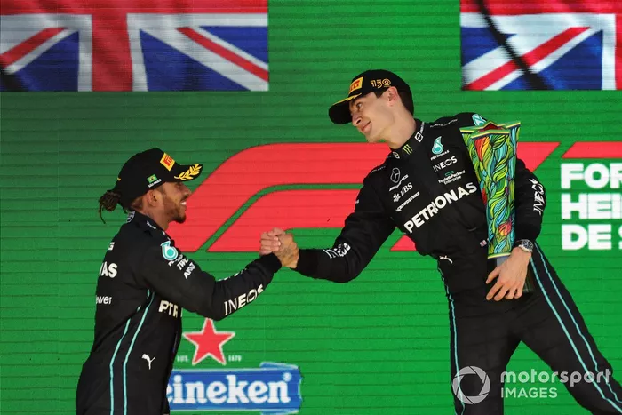 Lewis Hamilton, Mercedes, George Russell, Mercedes