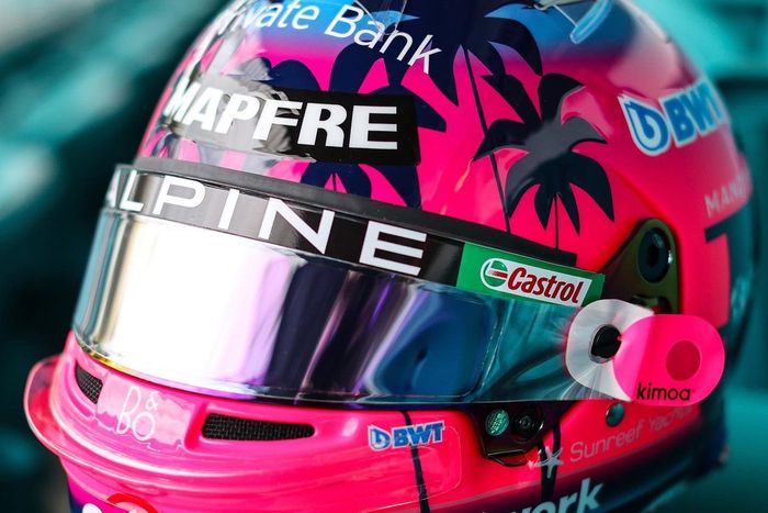 Casco de Fernando Alonso, Alpine