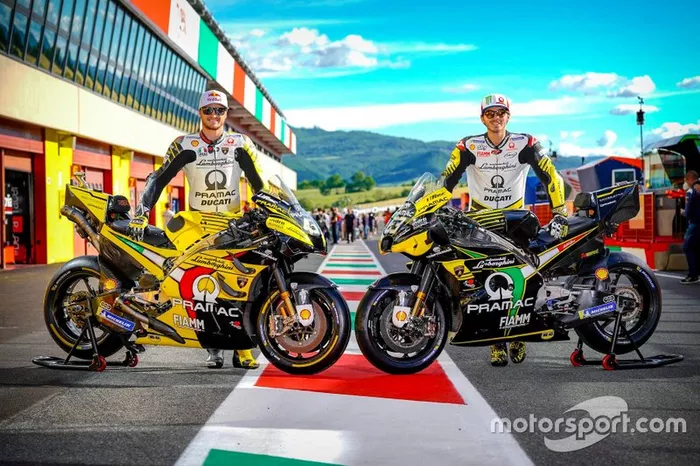 Jack Miller y Francesco Bagnaia, nueva decoración Pramac Racing