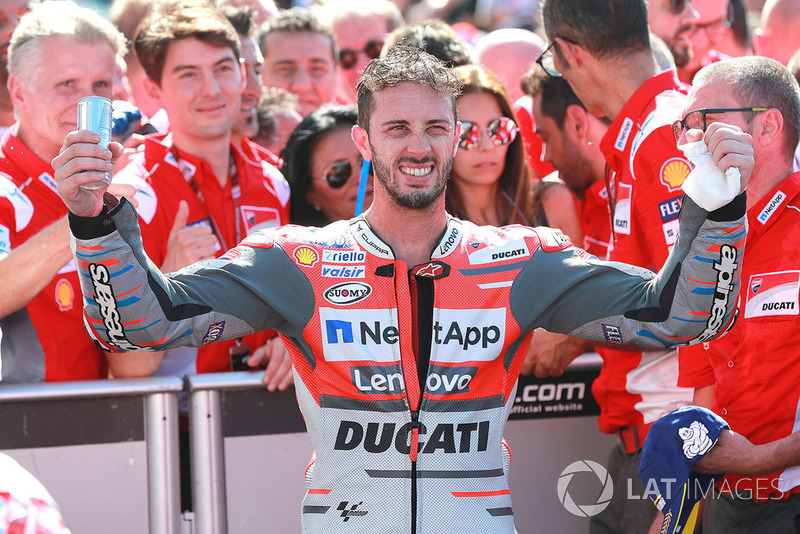 Il vincitore della gara Andrea Dovizioso, Ducati Team
