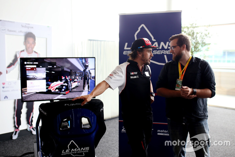 Le Mans eSports presentation with Fernando Alonso