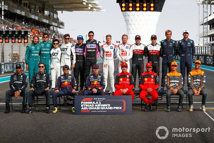 Los pilotos de Fórmula 1 de 2022