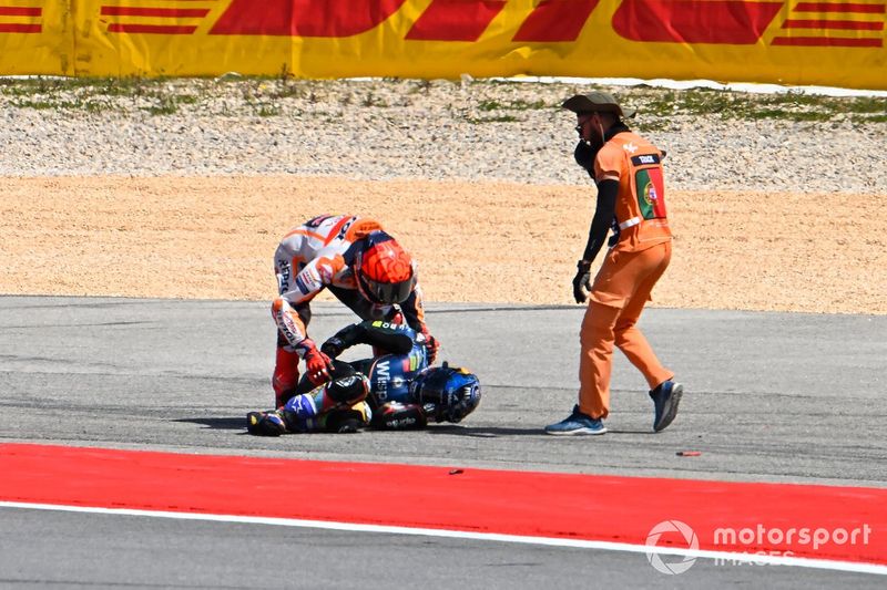 Accidente de Marc Márquez, Repsol Honda Team, Miguel Oliveira, RNF MotoGP Racing