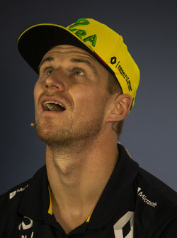 Nico Hulkenberg, Renault Sport F1 Team in the Press Conference