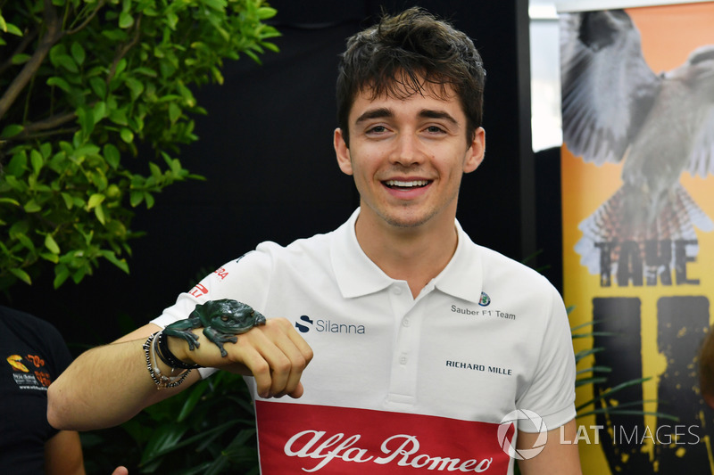 Charles Leclerc, Sauber con un rospo