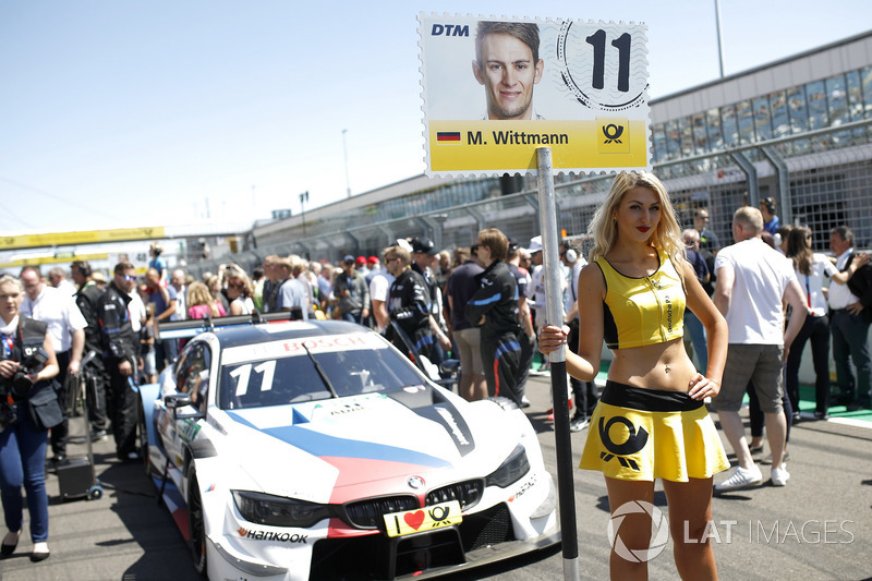 La grid girl di Marco Wittmann, BMW Team RMG