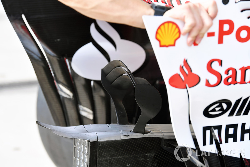 Ferrari SF70H rear wng detail