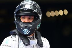 Polesitter Nico Rosberg, Mercedes AMG F1 Team