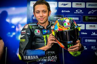 Valentino Rossi, Yamaha Factory Racing, casco per i test