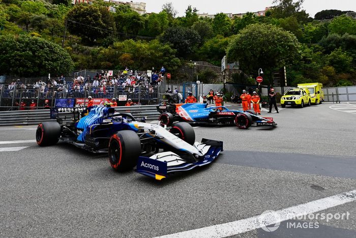 Nicholas Latifi, Williams FW43B, Fernando Alonso, Alpine A521