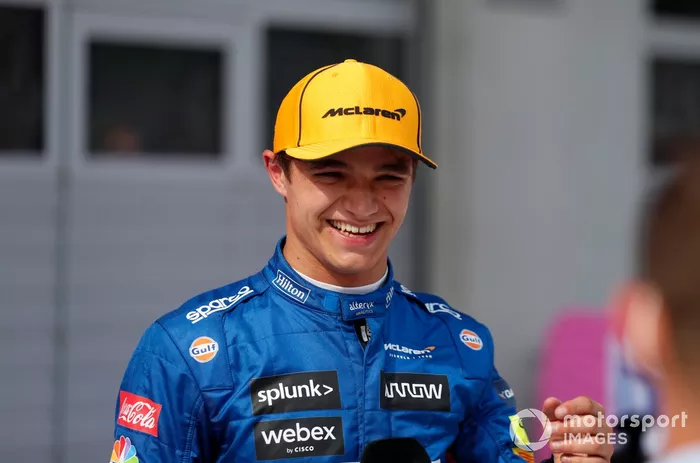 Tercer lugar Lando Norris, McLaren