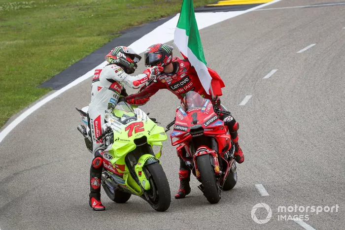 Francesco Bagnaia, Ducati Team, Marco Bezzecchi, VR46 Racing Team