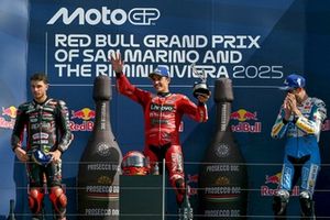 Marco Bezzecchi, Aprilia Racing, Alex Marquez, Gresini Racing, Marc Marquez, Ducati Team