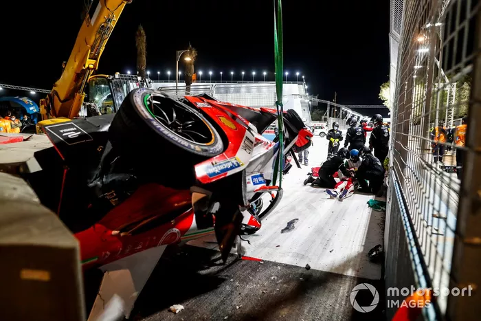 El accidente de Alex Lynn, Mahindra Racing, M7Electro