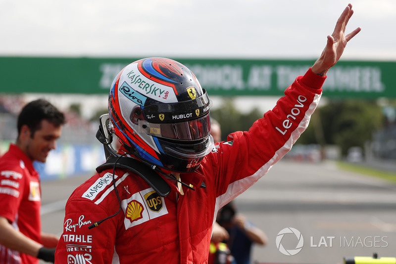 Pole de Kimi Raikkonen, Ferrari
