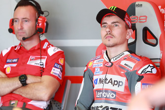 Jorge Lorenzo, Ducati Team, mit Cristian Gabbarini