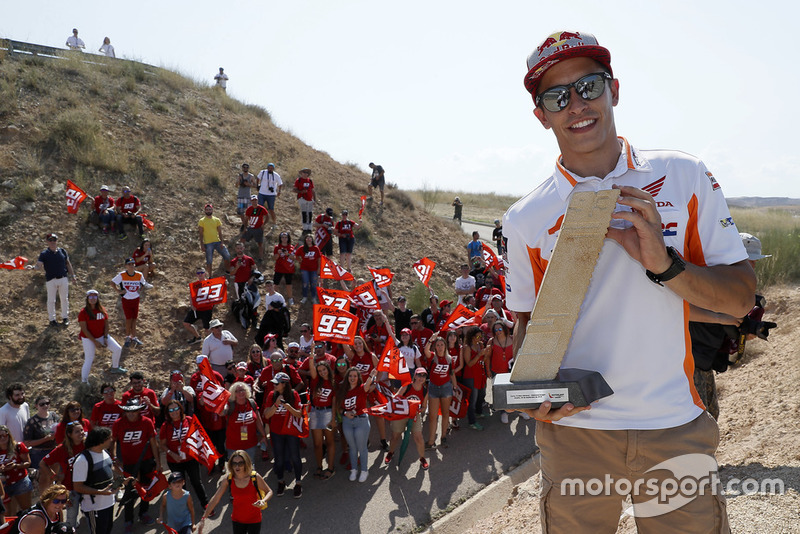 Vorstellung der Marc-Marquez-Kurve im Motorland Aragon