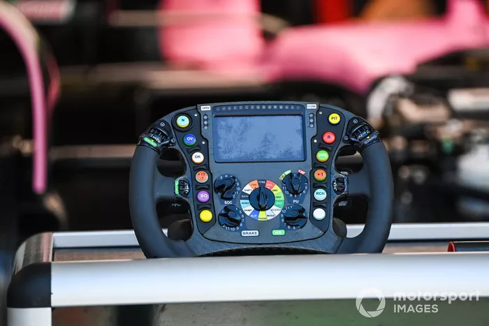Detalles técnicos del volante Alpine A523