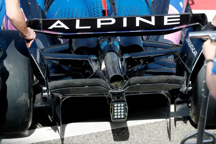 Detalle del difusor Alpine A522