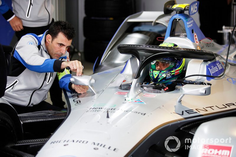 Felipe Massa, Venturi Formula E, Venturi VFE05, dans le garage