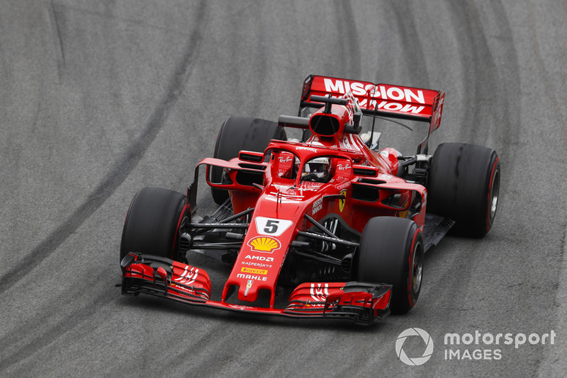 2: Sebastian Vettel, Ferrari SF71H: 1:07.374