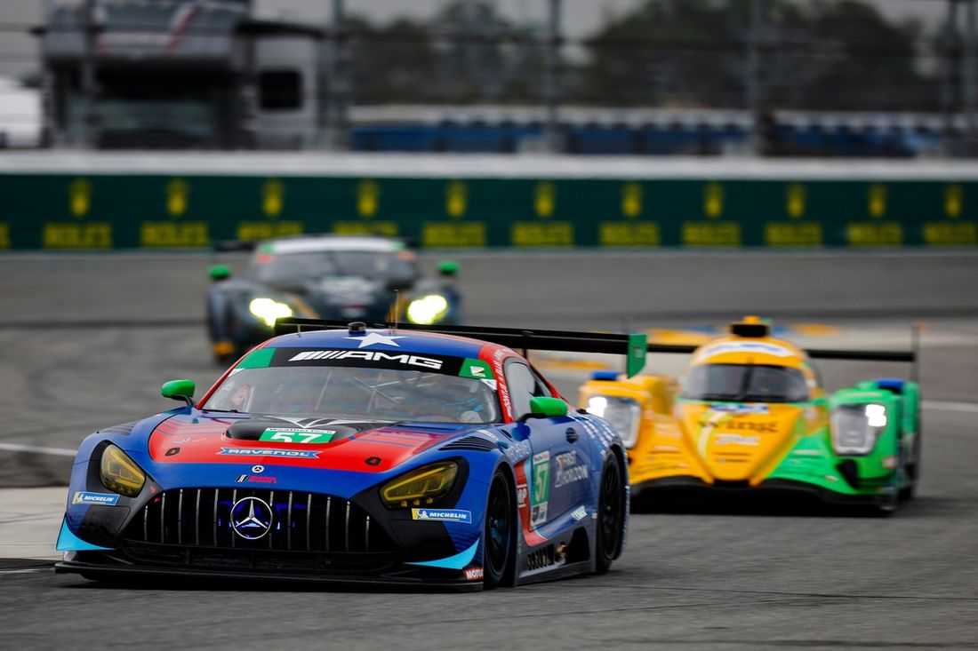 #57 Winward Racing Mercedes-AMG GT3: Russell Ward, Philip Ellis, Indy Dontje, Lucas Auer