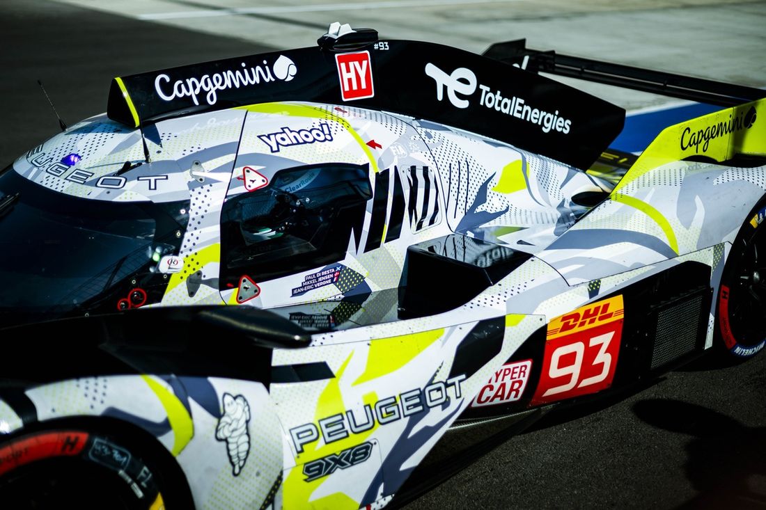 #93 Peugeot Totalenergies Peugeot 9X8: Paul Di Resta, Mikkel Jensen, Jean-Eric Vergne