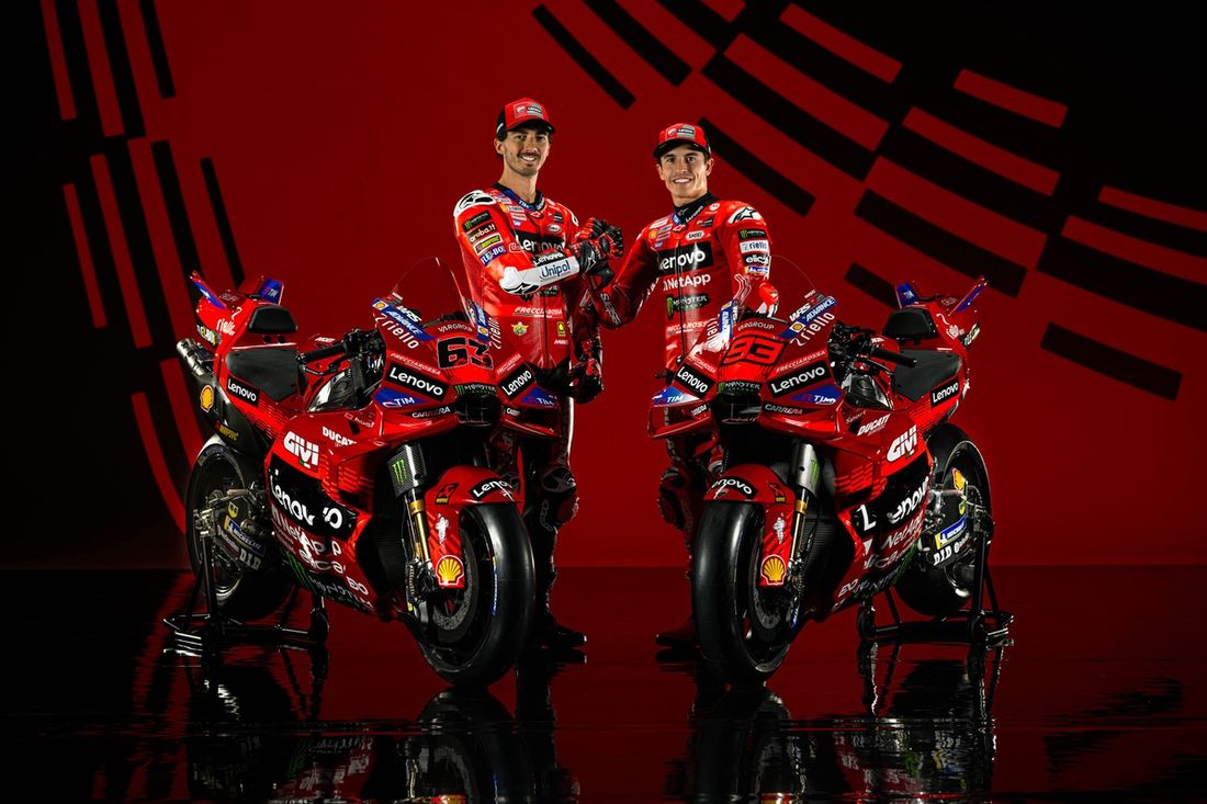 Francesco Bagnaia, Marc Márquez, Equipo Ducati 
