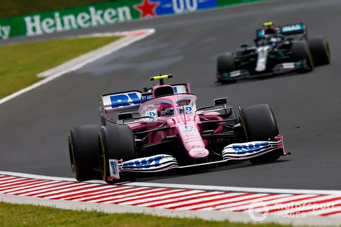 Lance Stroll, Racing Point RP20, Valtteri Bottas, Mercedes F1 W11