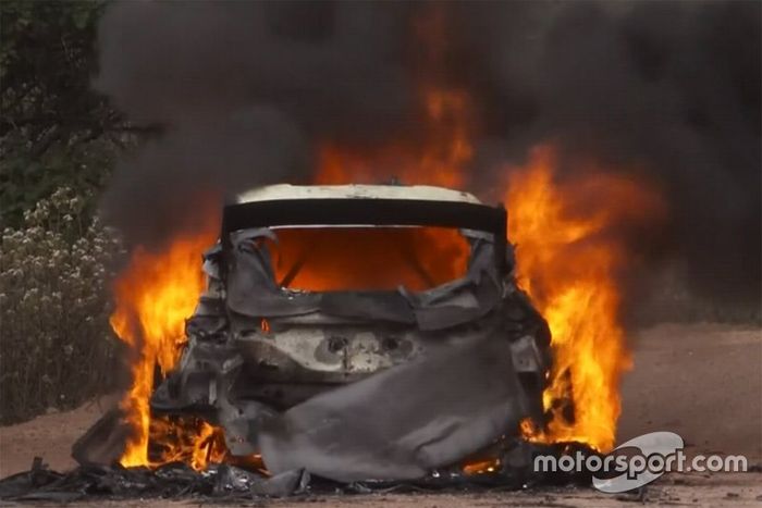 Esapekka Lappi, Janne Ferm, M-Sport Ford WRT Ford Fiesta WRC, burns