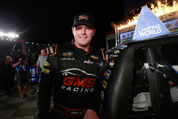 Race winner Johnny Sauter, GMS Racing Chevrolet