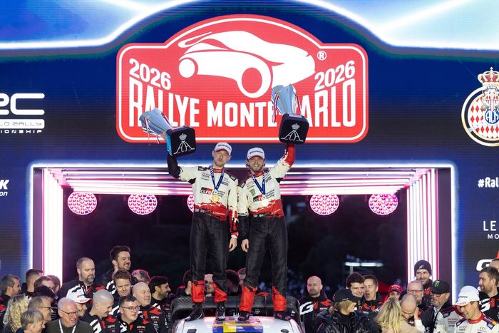 Oliver Solberg, Elliott Edmondson, Toyota Gazoo Racing WRT Toyota GR Yaris Rally1