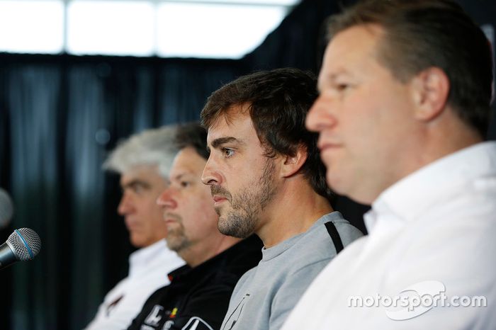 Mark Miles, Michael Andretti, Andretti Autosport, Fernando Alonso, Zak Brown