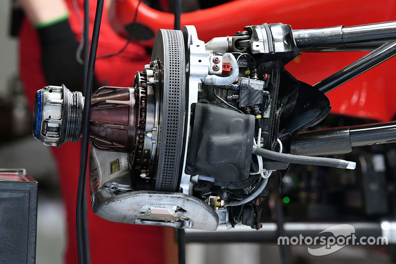 Ferrari SF70H, Vorderradbremse, Detail