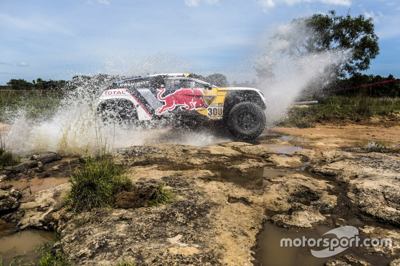 #300 Team Peugeot Sport, Peugeot 3008 DKR: Stéphane Peterhansel, Jean-Paul Cottret