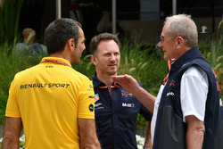 Cyril Abiteboul, Renault Sport F1 Direktörü, Christian Horner, Red Bull Racing Takım Patronu ve Dr H