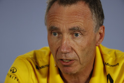 Bob Bell, directeur technique Renault Sport F1, lors de la conférence de presse