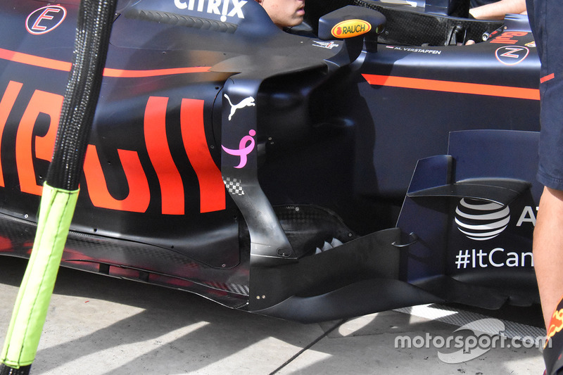 Область дефлекторов Red Bull RB13