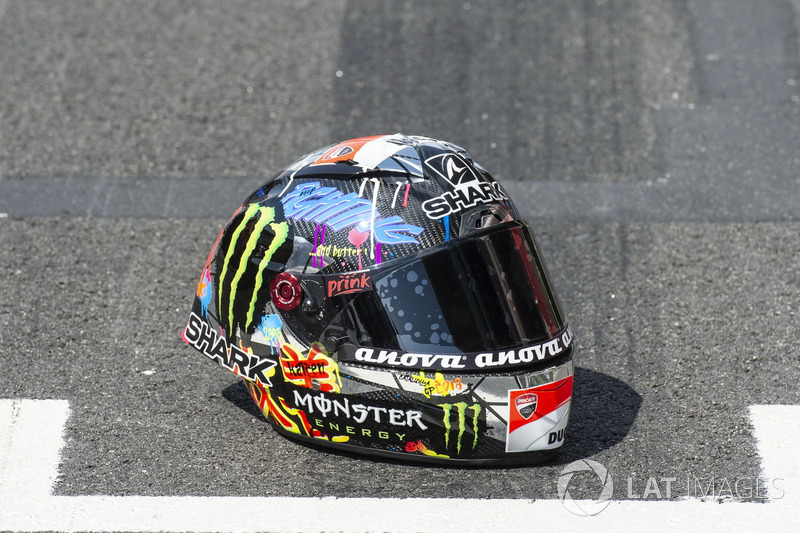 Le casque de Jorge Lorenzo, Ducati Team