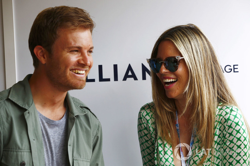 Nico Rosberg e la moglie Vivian Sibold