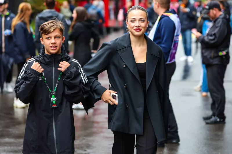 Eliska Babickova, petite amie d'Andrea Kimi Antonelli, Mercedes 