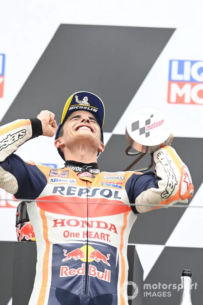 Podio: Ganador Marc Márquez, Repsol Honda Team