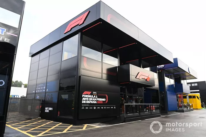 De hospitality van de Formule 1