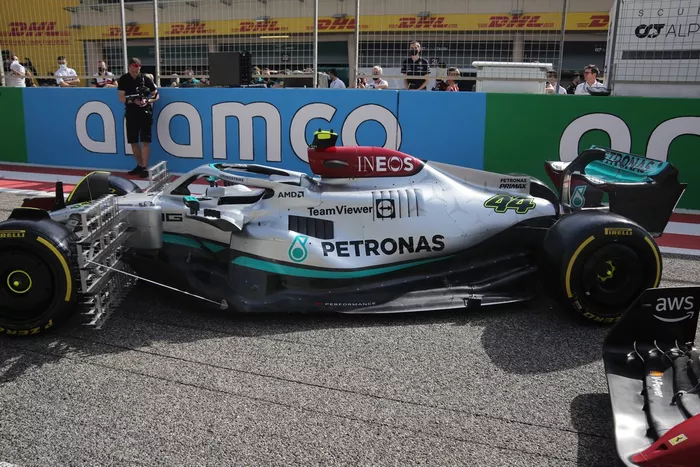 Mercedes W13 detail