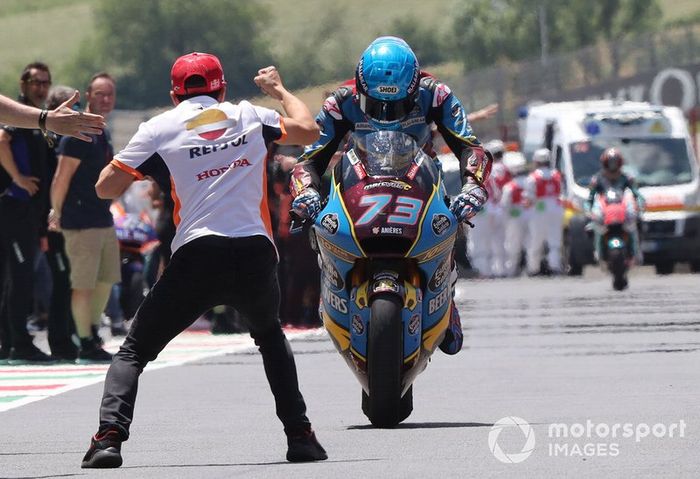 El ganador, Alex Marquez, Marc VDS Racing con Marc Marquez, Repsol Honda Team