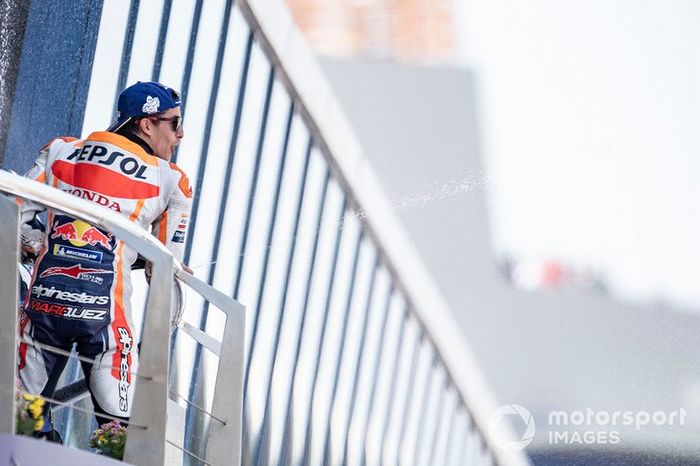 Podio: ganador, Marc Marquez, Repsol Honda Team