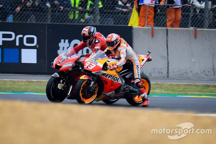 Marc Marquez, Repsol Honda Team, Danilo Petrucci, Ducati Team