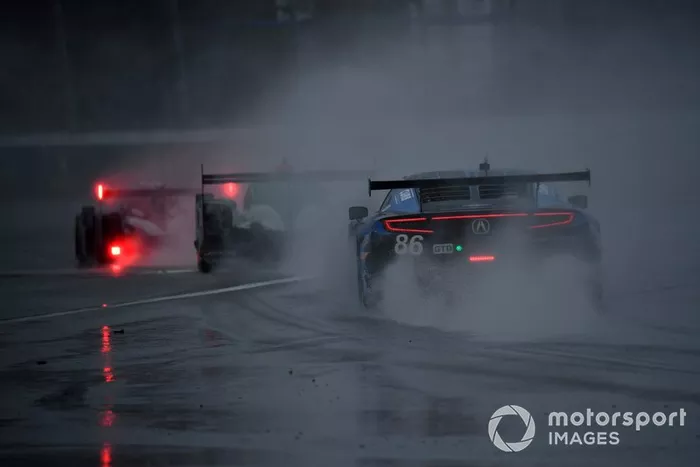 #86 Meyer Shank Racing w/ Curb-Agajanian Acura NSX GT3, GTD: Mario Farnbacher, Trent Hindman, Justin Marks, AJ Allmendinger