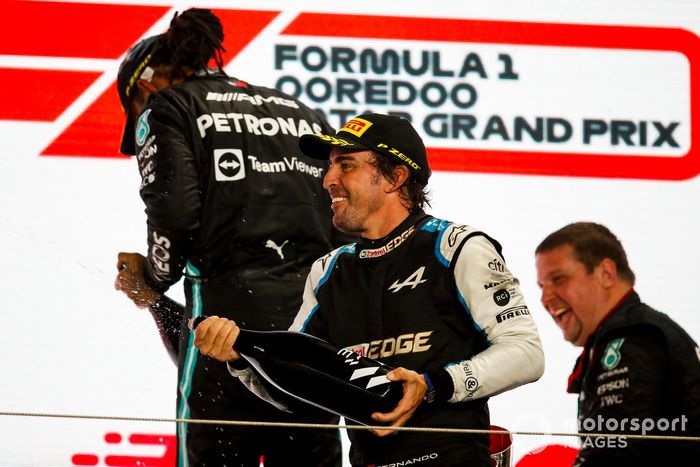 105- Fernando Alonso, 3º en el GP de Qatar 2021 con Alpine